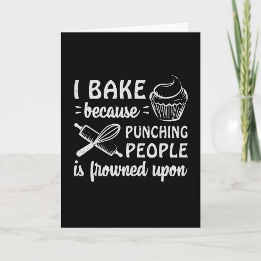 Bakker Bakker Brood Brood Cake Bakken Gift Idee Kaart (Voorkant)