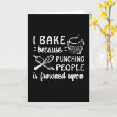 Bakker Bakker Brood Brood Cake Bakken Gift Idee Kaart (Gele Bloem)