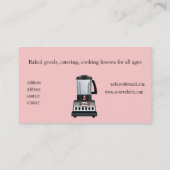 Bakker & Bakker Gebak Chef Visitekaartje (Achterkant)