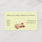 Bakker & Bakker Gebak Chef Visitekaartje (Achterkant)