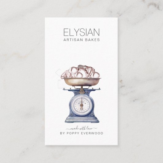  bakker bakkerij banketbakker visitekaartje (Voorkant)