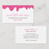 Bakker Bakkerij Frosting Druppels Strooien Visitekaartje (Voorkant / Achterkant)