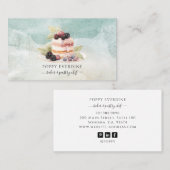 Bakker Bakkerij Gebak Chef Catering Elegant Cake Visitekaartje (Voorkant / Achterkant)