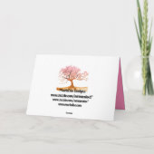 Bakker/Bakkerij/Pastry Chef 4 Wenskaarten Bedankkaart (Achterkant)