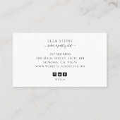 Bakker banketbakker Cateringbakkerij Visitekaartje (Achterkant)