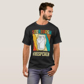 Bakker Broodmaker Retro Sourdough fluisteraar T-shirt (Voorkant volledig)