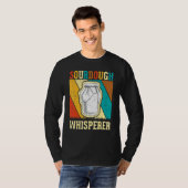 Bakker Broodmaker Retro Sourdough Whisperer T-shirt (Voorkant volledig)