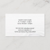 bakker | culinaire kunsten visitekaartje (Achterkant)