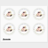 Bakker Gebak Chef Cake Dessert Label Sticker (Vel)