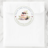 Bakker Gebak Chef Cake Dessert Label Sticker (Tas)