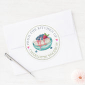 Bakker Gebak Chef Cake Voedsel Label Sticker (Envelop)