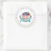 Bakker Gebak Chef Cake Voedsel Label Sticker (Tas)