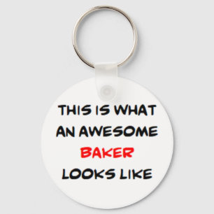 bakker, geweldige sleutelhanger
