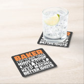 Bakker Ik probeer dingen grappig te maken, koel ze Kartonnen Onderzetters (Insitu)