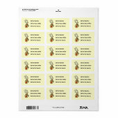 Bakker Met Deegroller Etiket (Full Sheet)