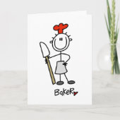 Bakker met Scraper Kaart (Voorkant)