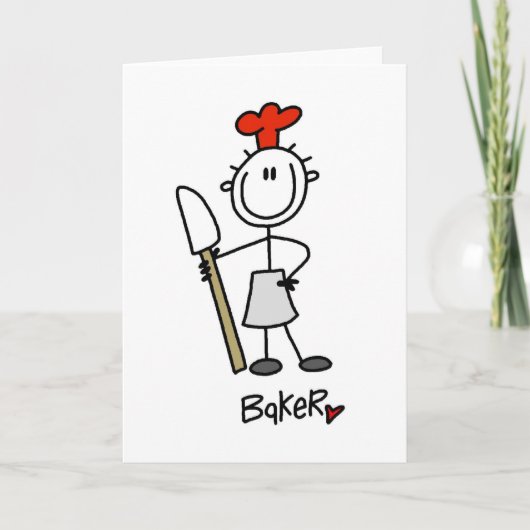 Bakker met Scraper Kaart (Voorkant)