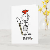 Bakker met Scraper Kaart (Gele Bloem)