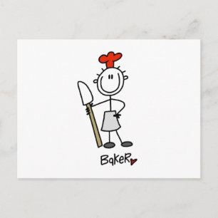 Bakker Met Spatel Briefkaart