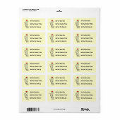 Bakker Met Spatel Etiket (Full Sheet)
