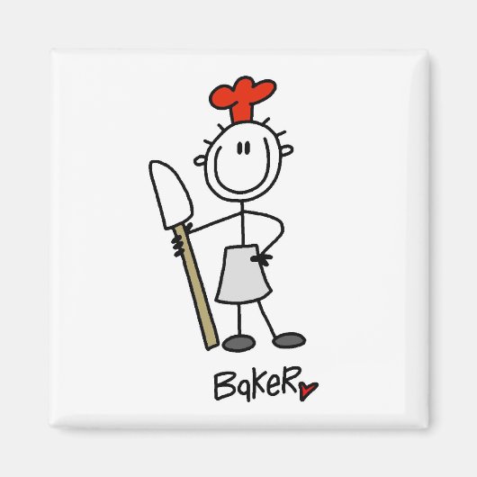 Bakker Met Spatel Magneet (Voorkant)
