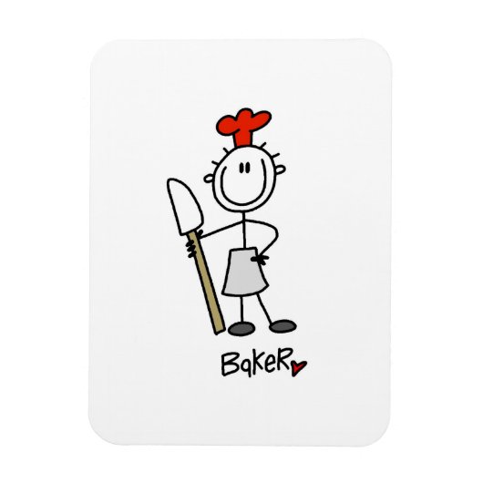 Bakker Met Spatel Magneet (Verticaal)