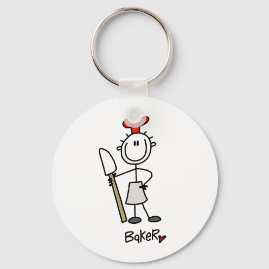 Bakker Met Spatel Sleutelhanger (Voorkant)