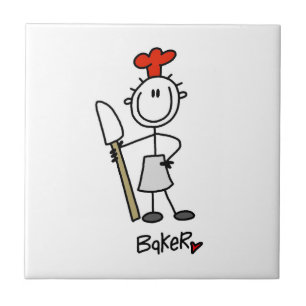 Bakker Met Spatel Tegeltje