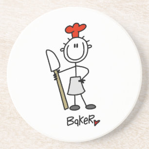 Bakker Met Spatel Zandsteen Onderzetter