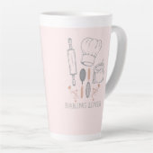 bakker minnaar latte mok (Rechterhoek)