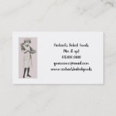 bakker of banketbakker visitekaartje (Achterkant)