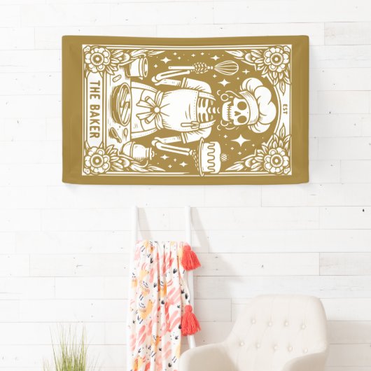 Bakker Pastraaiers Tarot Goud Product Spandoek (Insitu)