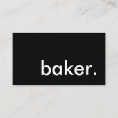 bakker. visitekaartje (Voorkant)