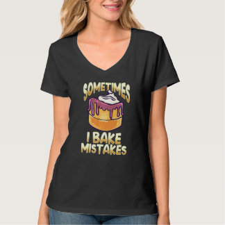 Bakker voor vrouwen - Ik bak fouten - Bakken T-shirt