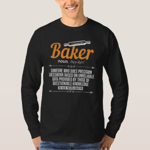 Bakker zelfstandig naamwoord Humor bakken chef-kok T-shirt