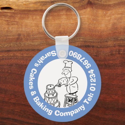 Bakkeraars, bakken en bakken sleutelhanger (Voorkant)