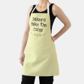 Bakkeraars nemen de Cake Funny Apron Schort (Insitu)