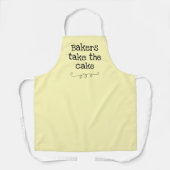 Bakkeraars nemen de Cake Funny Apron Schort (Voorkant)