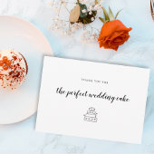 Bakkerbakkerij voor Weddenschap-ontwerper Bedankkaart