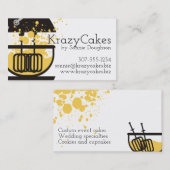 Bakkerbakkersbakkerij met tapemengsel visitekaartje (Voorkant / Achterkant)