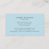 Bakkerbakkersgebak Chef Dessert Catering Visitekaartje (Achterkant)