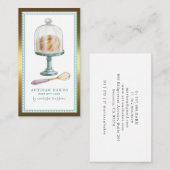 Bakkerbakkersgebak Chef Waterverf Gold Foil Visitekaartje (Voorkant / Achterkant)