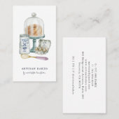 Bakkerbakkersgebak Visitekaartje Waterverf (Voorkant / Achterkant)