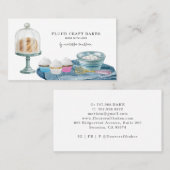 Bakkerbakkersgebak Waterverf gebak Visitekaartje (Voorkant / Achterkant)