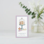 Bakkerbakkersgebak Waterverf gebak Visitekaartje (Staand voorkant)