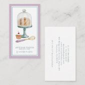 Bakkerbakkersgebak Waterverf gebak Visitekaartje (Voorkant / Achterkant)