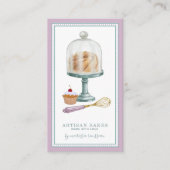 Bakkerbakkersgebak Waterverf gebak Visitekaartje (Voorkant)