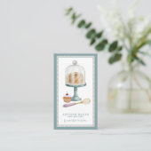 Bakkerbakkersgebak Waterverf gebak Visitekaartje (Staand voorkant)