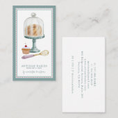 Bakkerbakkersgebak Waterverf gebak Visitekaartje (Voorkant / Achterkant)