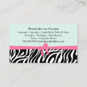 Bakkerdesserts Visitekaartje (Achterkant)